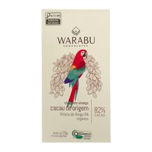 Chocolate Amargo Cacau De Origem Vitória Do Xingu 82% Cacau Warabu 70g