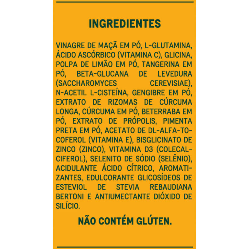 Informações nutricionais