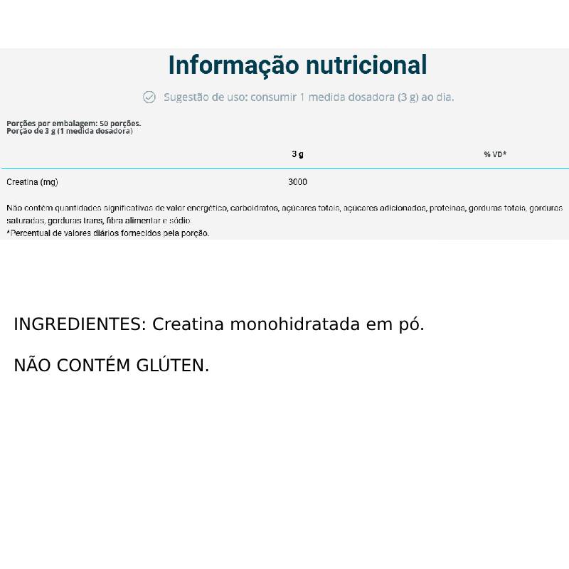 Informações nutricionais