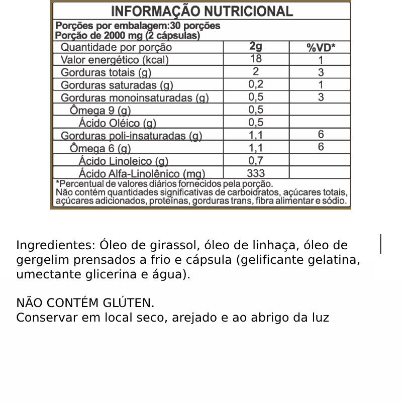 Informações nutricionais