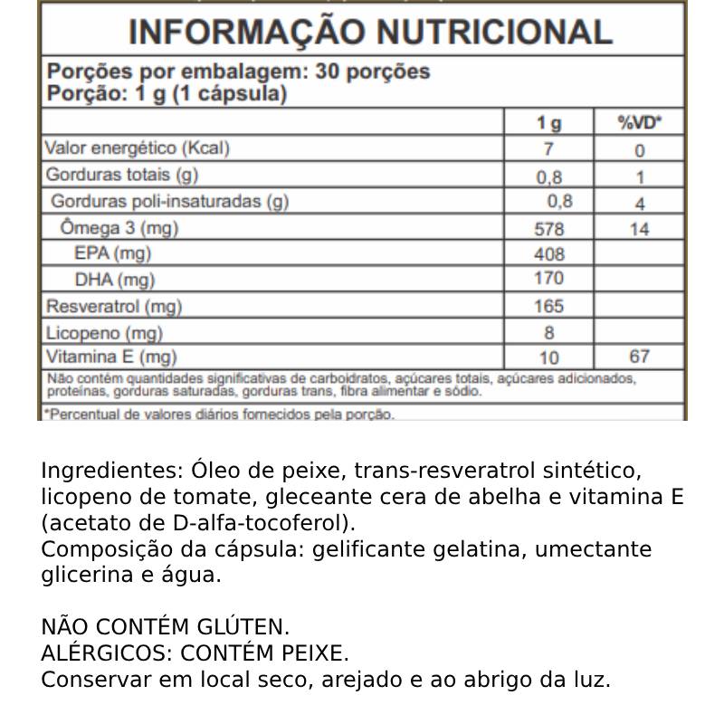 Informações nutricionais