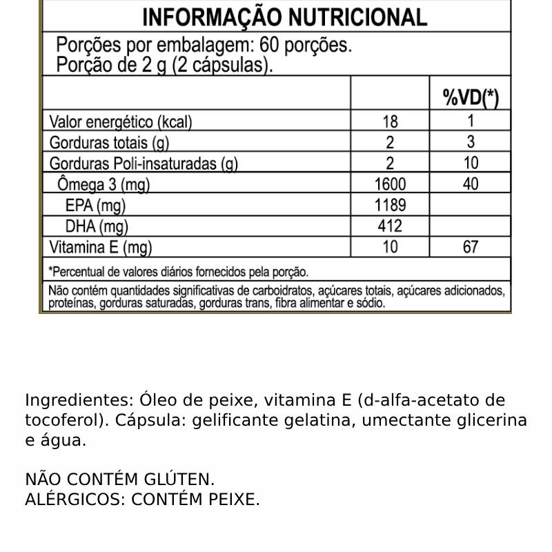 Informações nutricionais