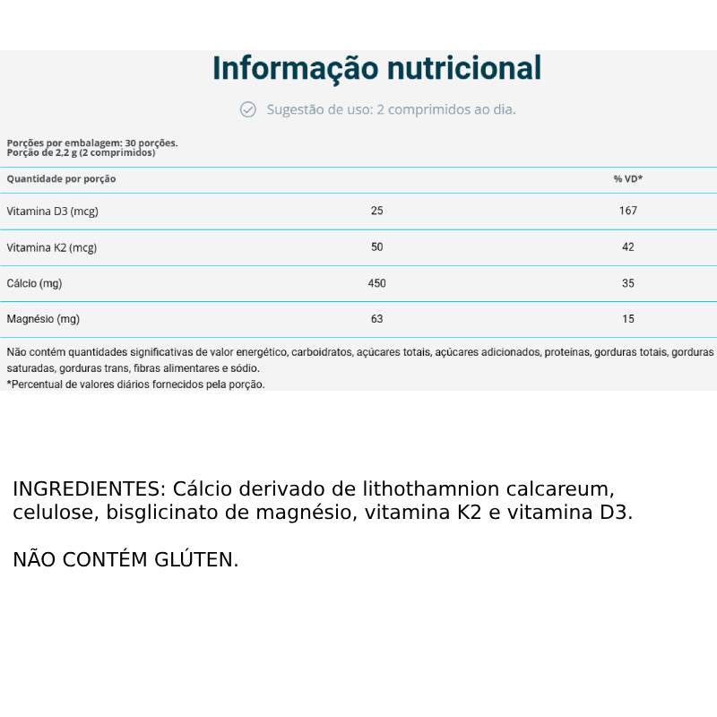 Informações nutricionais