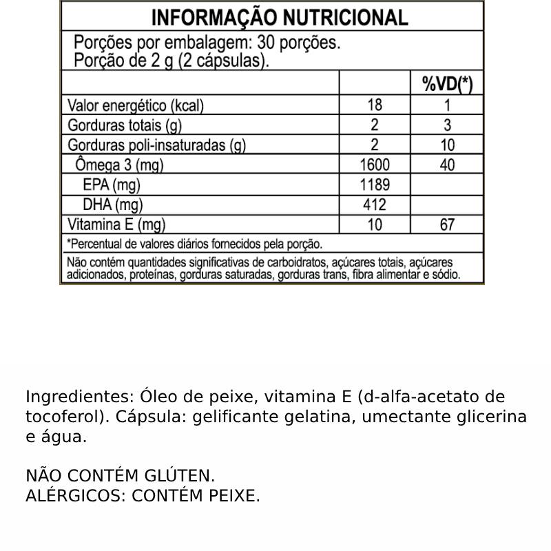 Informações nutricionais