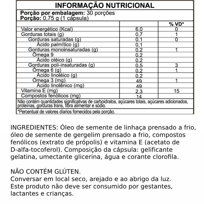 Informações nutricionais