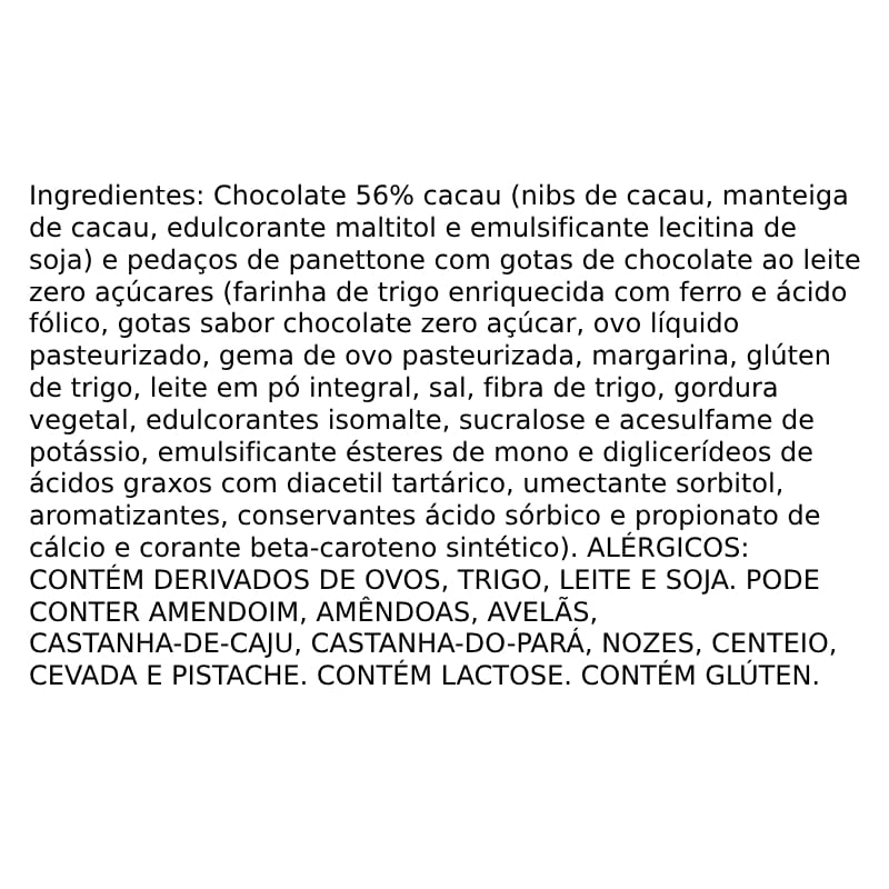 Informações nutricionais