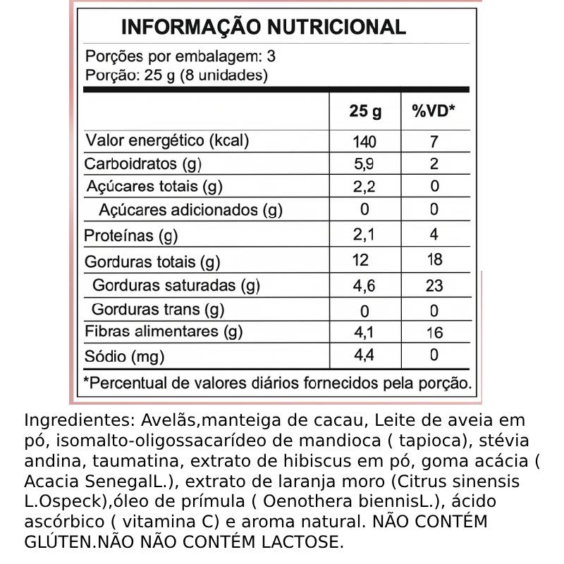 Informações nutricionais