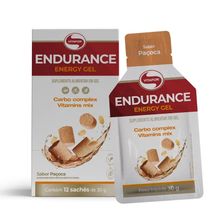 Endurance Energy Gel Paçoca Vitafor 12 Sachês De 30G