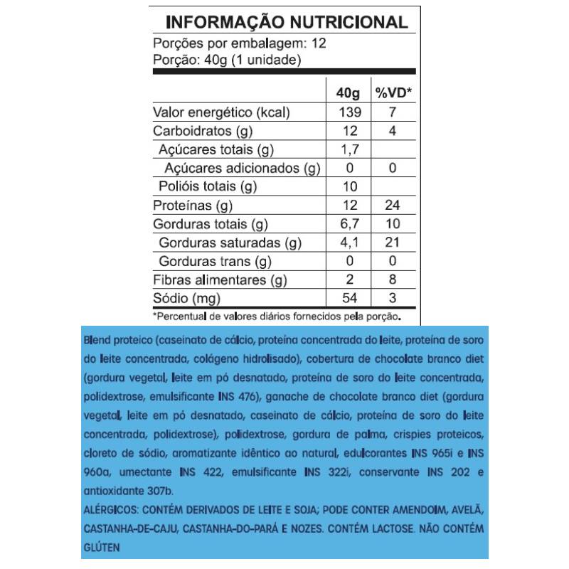 Informações nutricionais