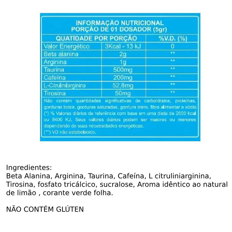 Informações nutricionais