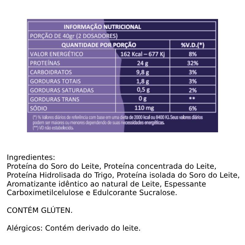 Informações nutricionais