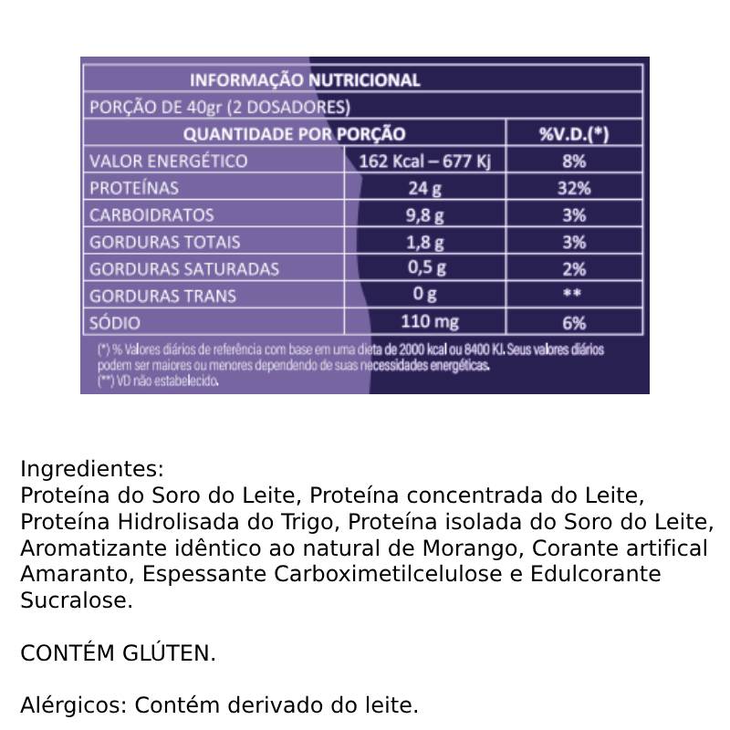 Informações nutricionais