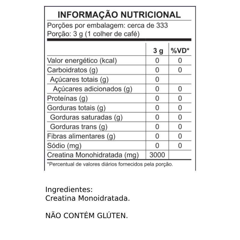 Informações nutricionais