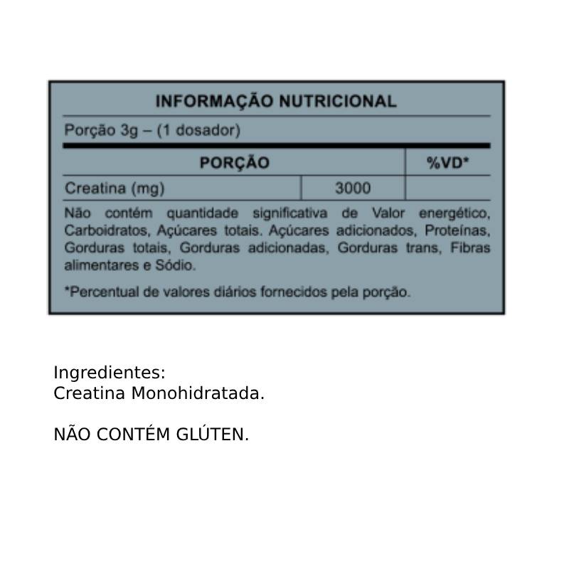 Informações nutricionais