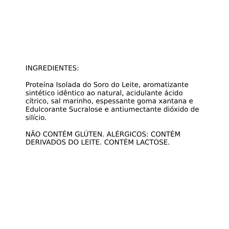 Informações nutricionais