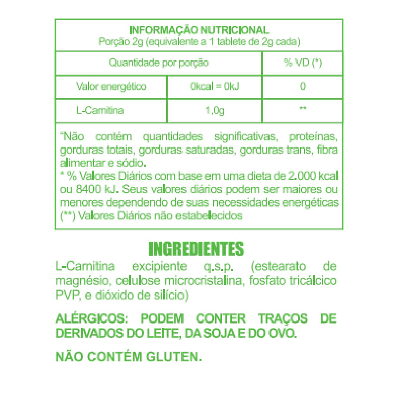 Informações nutricionais