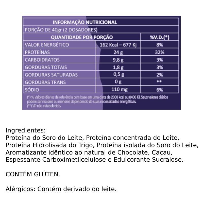 Informações nutricionais