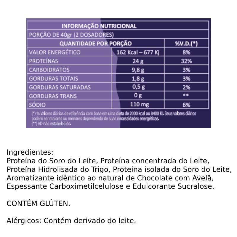 Informações nutricionais