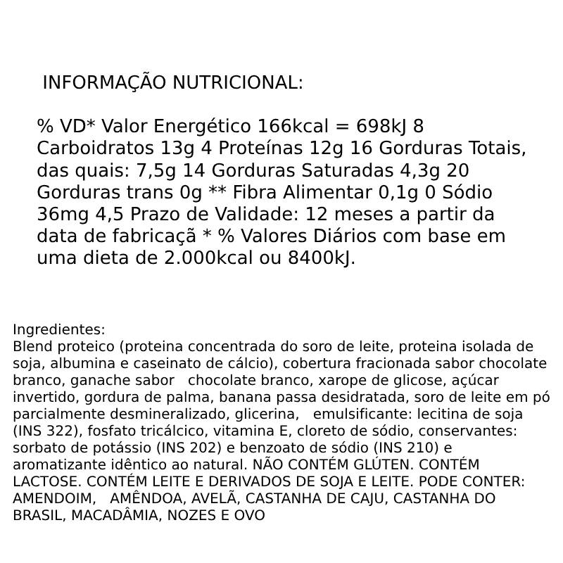 Informações nutricionais