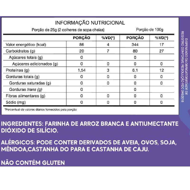 Informações nutricionais