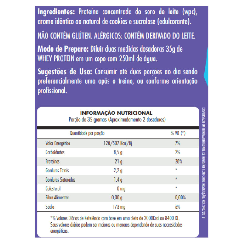 Informações nutricionais