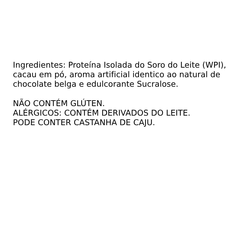 Informações nutricionais