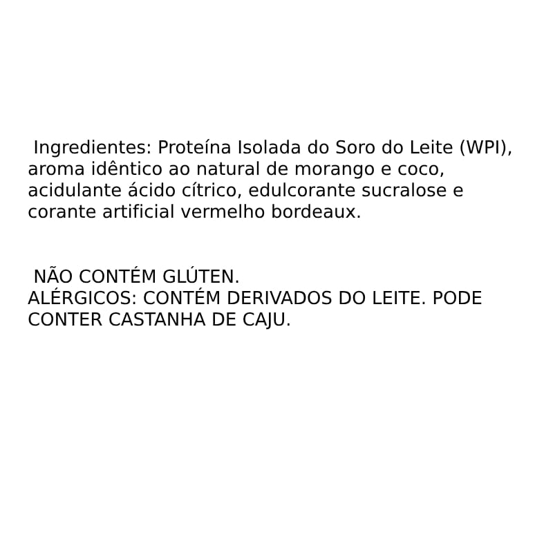 Informações nutricionais