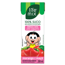 100% Suco de Morango e Maça Life Mix 200Ml