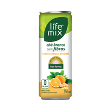 Chá Branco Com Fibras Laranja e Gengibre Life Mix 290Ml