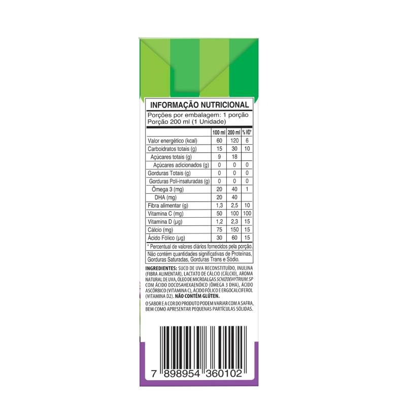 Informações nutricionais