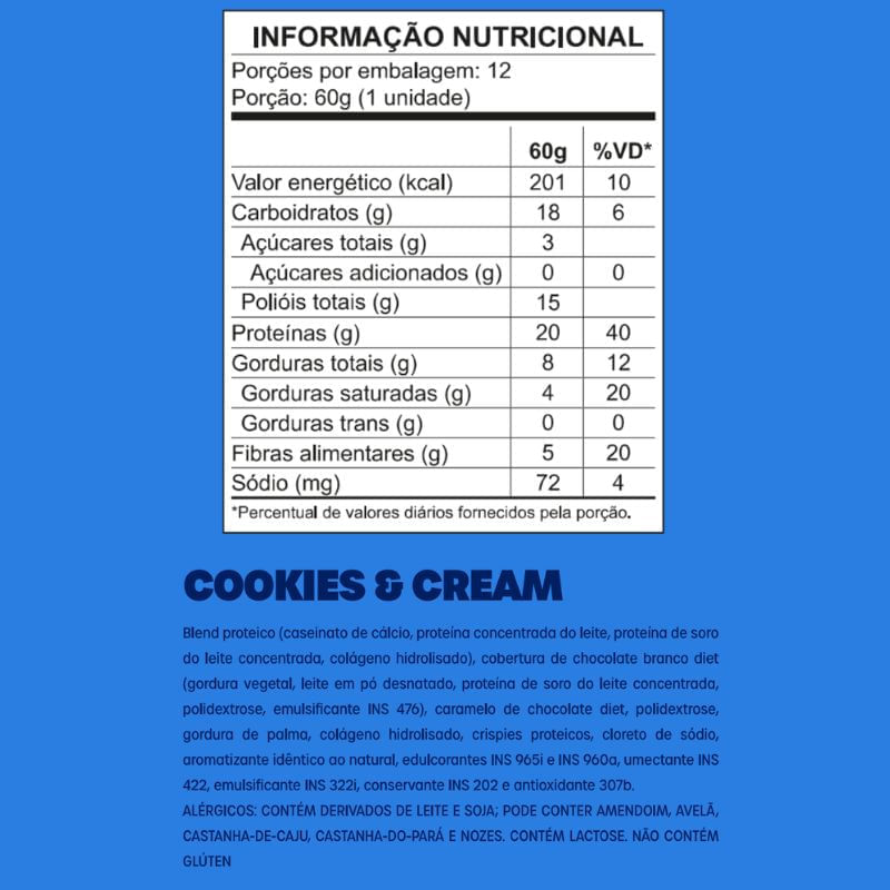 Informações nutricionais