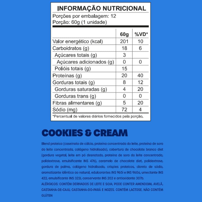 Informações nutricionais