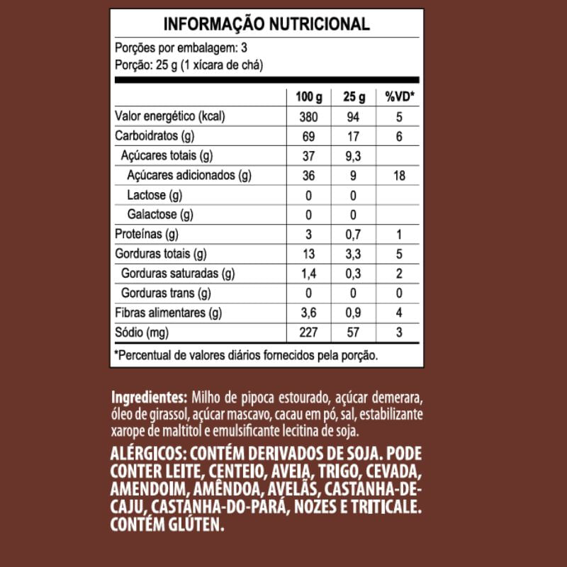 Informações nutricionais