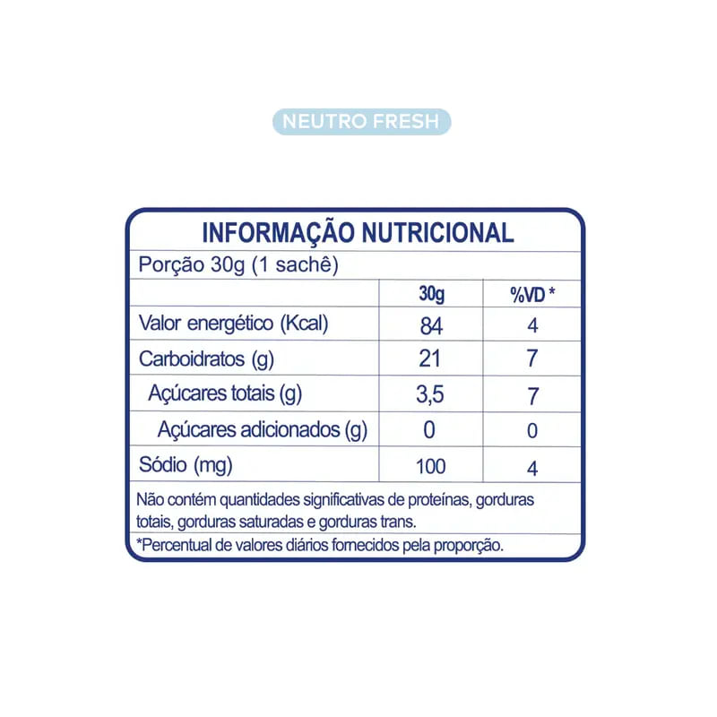 Informações nutricionais