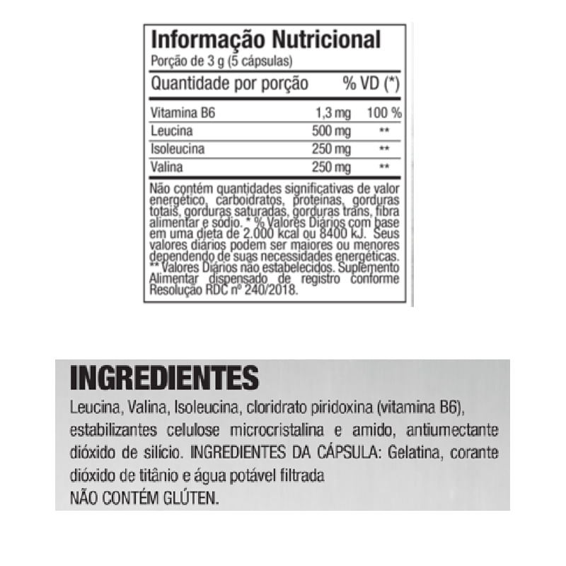 Informações nutricionais