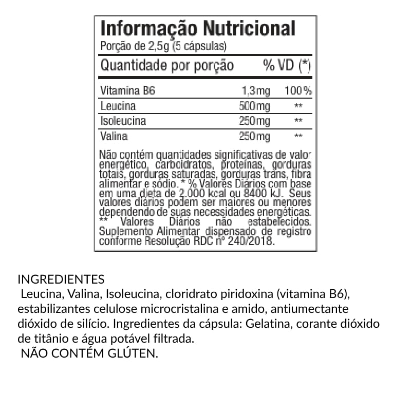 Informações nutricionais