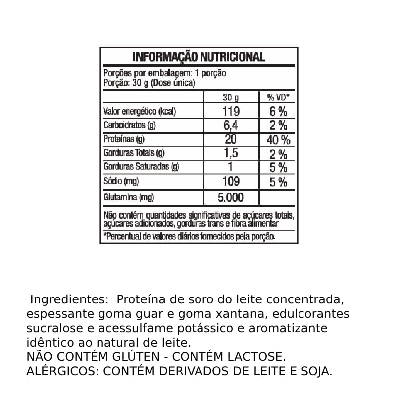 Informações nutricionais