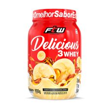 Delicious 3 Whey Banana Caramelizada FTW 900g