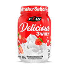 Delicious 3 Whey Chantilly com Morango FTW 900g