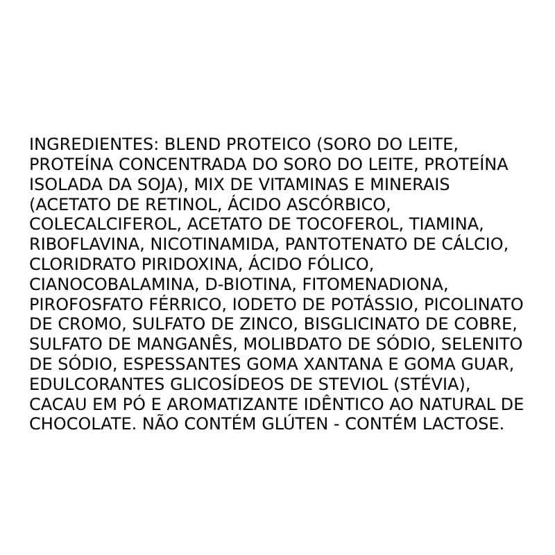 Informações nutricionais