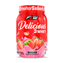Delicious 3 Whey Morango FTW 900g