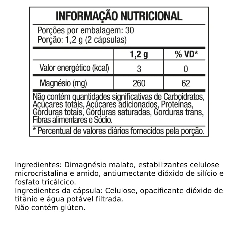 Informações nutricionais