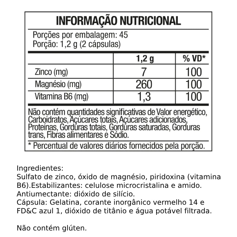 Informações nutricionais