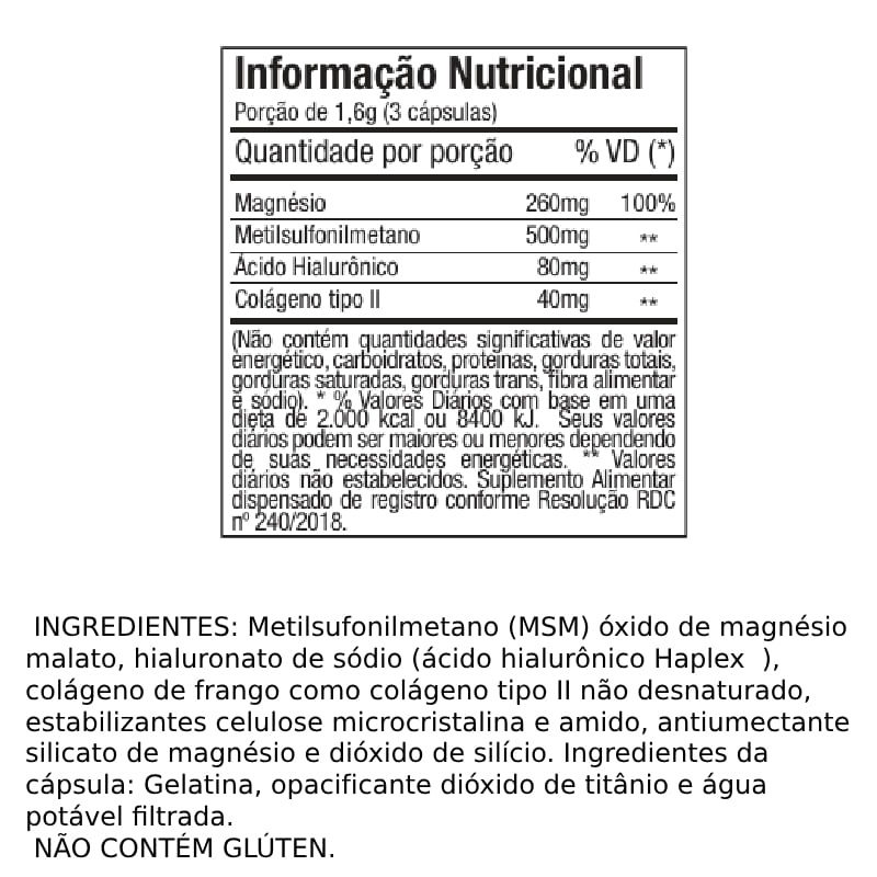 Informações nutricionais