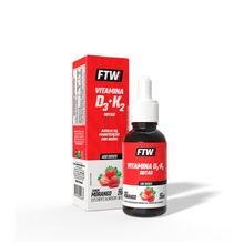 Vitamina D3+K2 Gotas Morango FTW 20ml