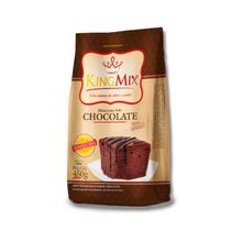 Mistura para Bolo de Chocolate Sem Glúten e Sem Lactose King Mix 450g
