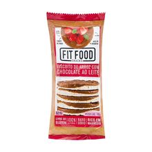 Snack Biscoito de Arroz com Chocolate 70g - Fit Food