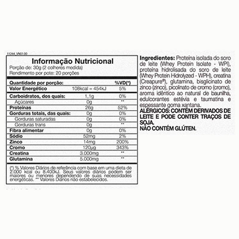 Informações nutricionais