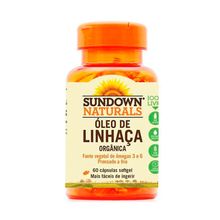 Óleo de Linhaça Sundown- 60 cápsulas