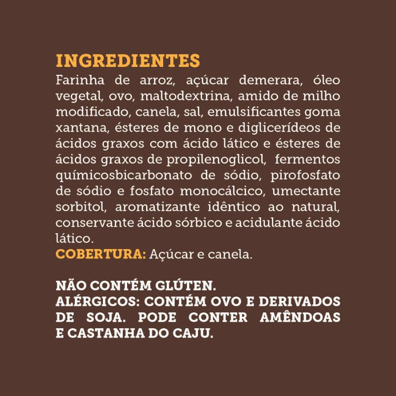 Informações nutricionais